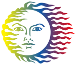 Colorful Sun Face